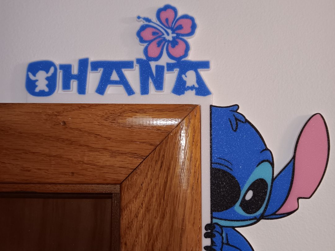 Stitch Ohana Door Corner — vue 1