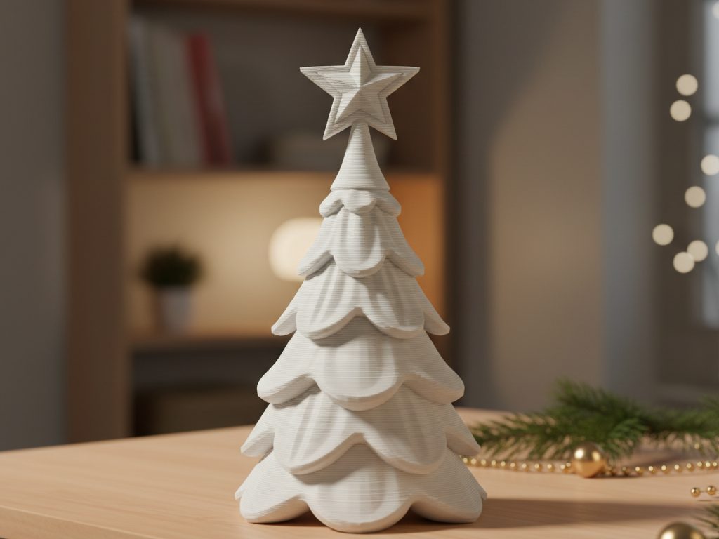 Stylized Christmas Tree Decor — vue 1