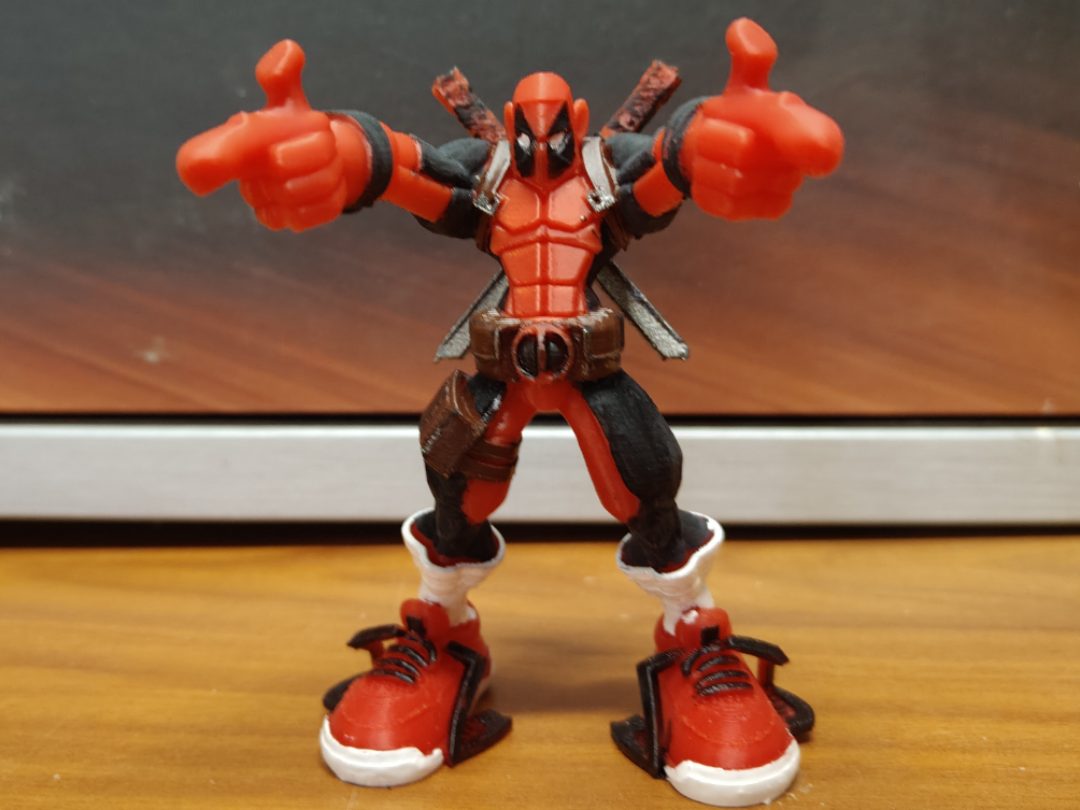 Stylized Deadpool — vue 1