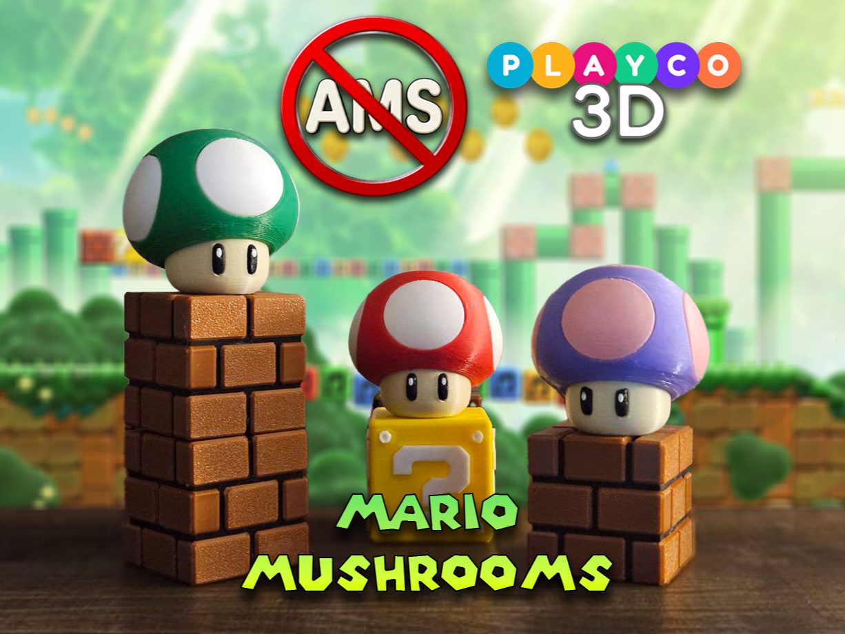 Super Mario Power and Poison Mushroom Multi Part — vue 1