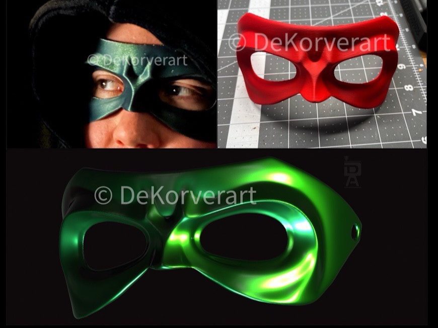 Superhero eye mask DA — vue 1