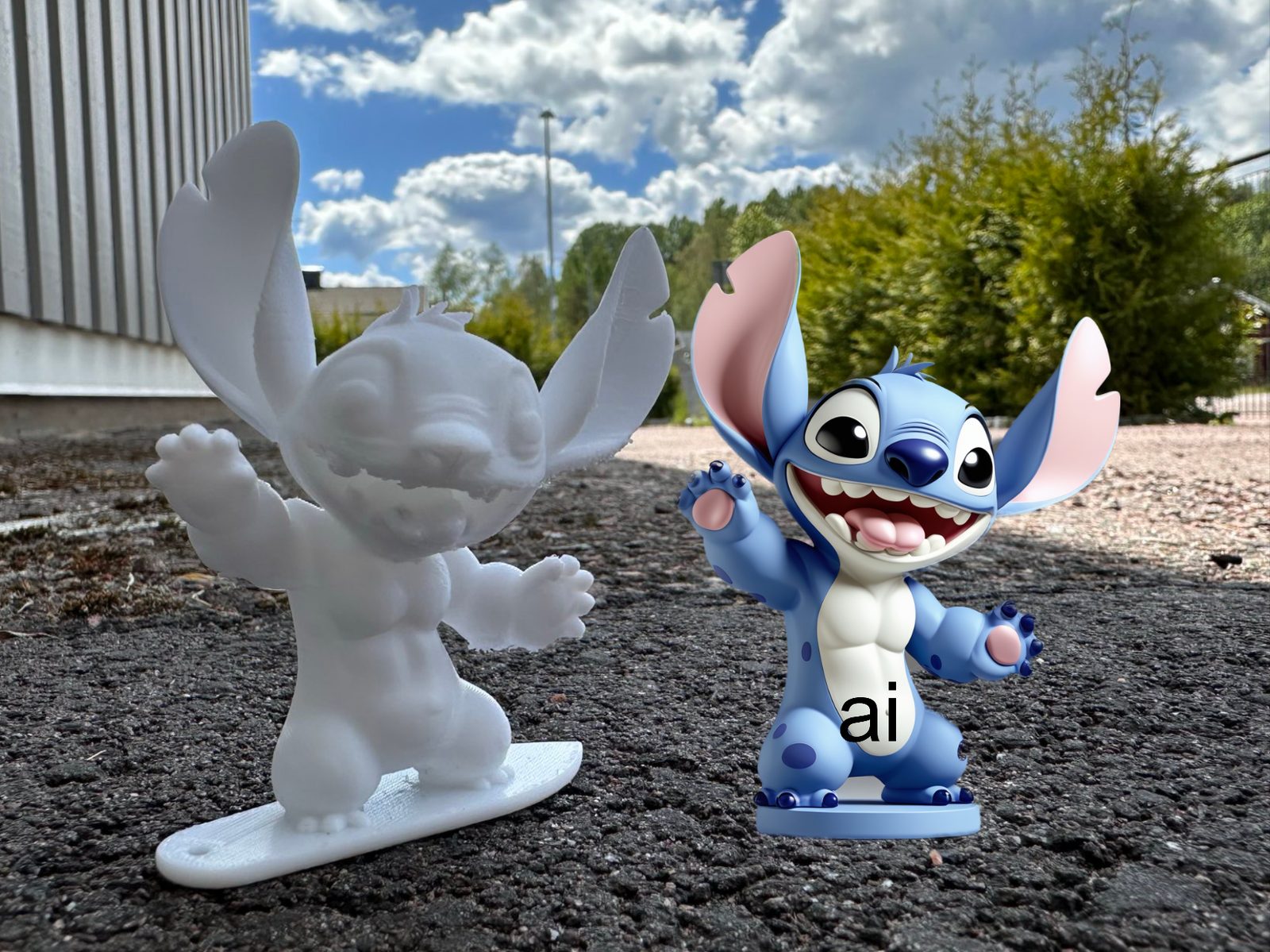Surf’s Up Stitch DeskBuddy — vue 1