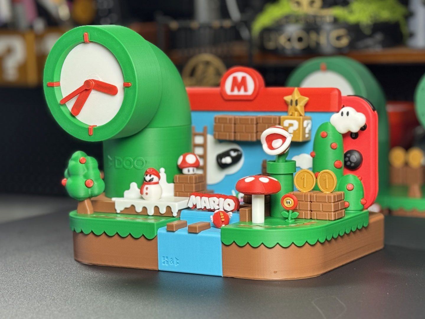 Switch Mario creative clock base Panoramic version — vue 1