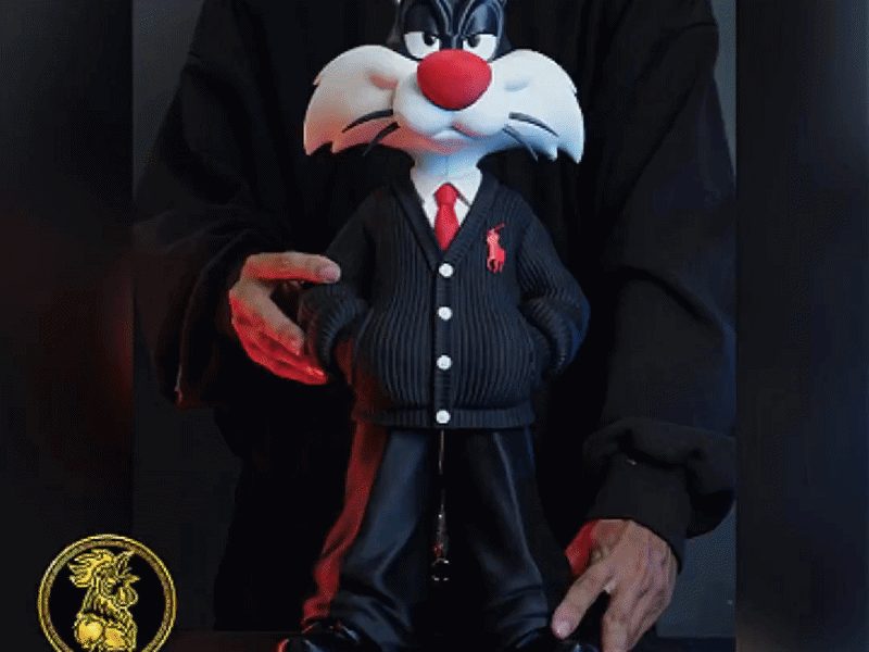 Sylvester Cat Urban Vibes Multi-Part / 3MF FDM STL — vue 1