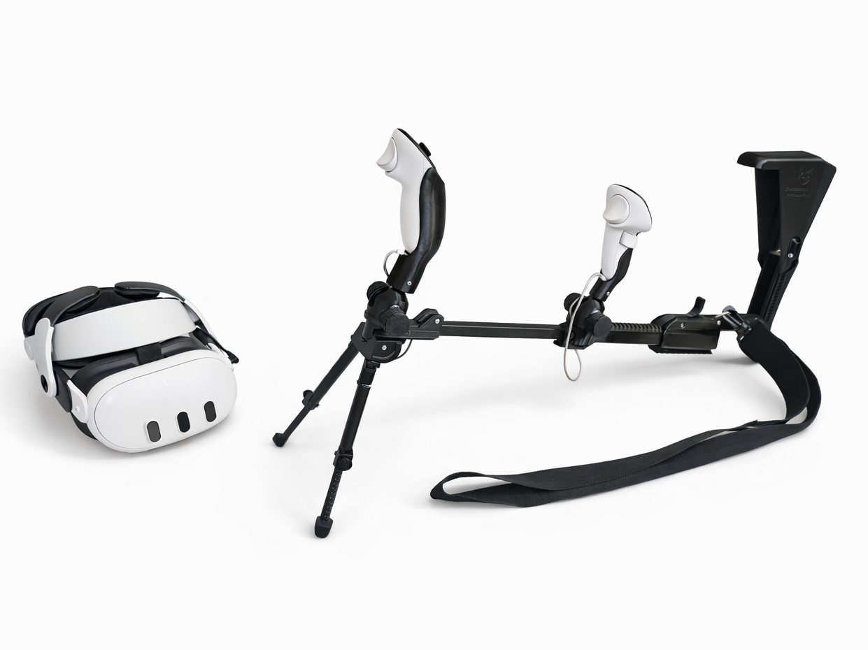 Tactical Gunstock for Meta Quest 3&2 2.25–Bipod — vue 1