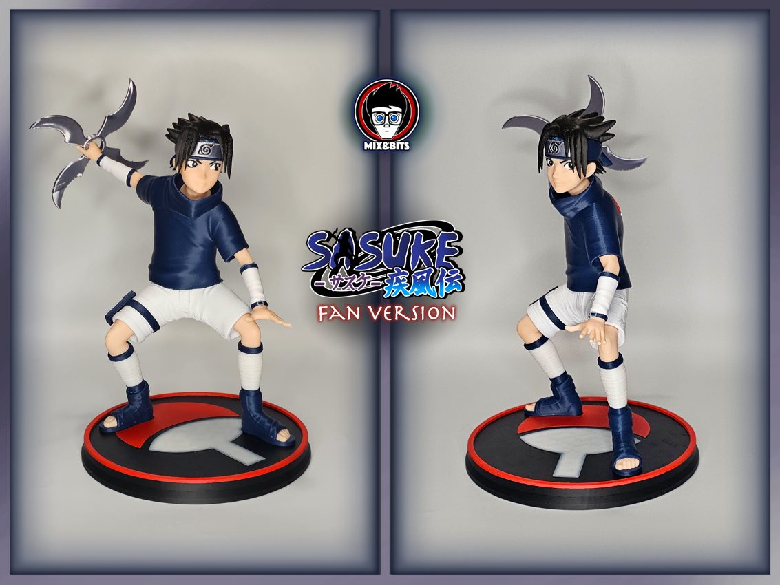 Thanks 11k! Sasuke fanart (about 25 cm) — vue 1