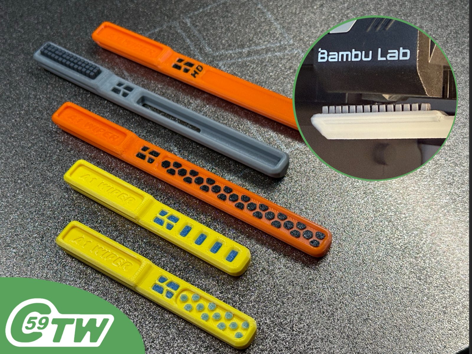 The 3D Printer Toothbrush | Nozzle Cleaning Brush — vue 1