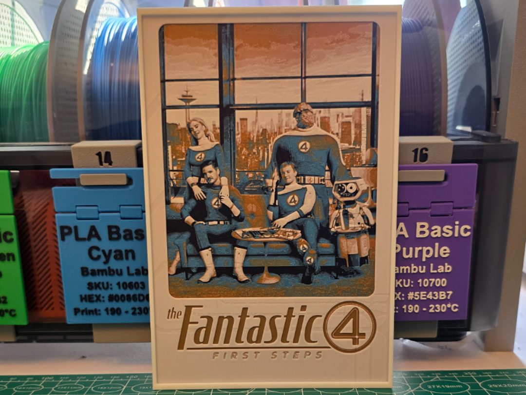 The Fantastic Four: First Steps Poster - Hueforge — vue 1