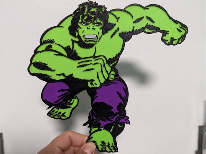 The Incredible Hulk Wall Art — vue 1
