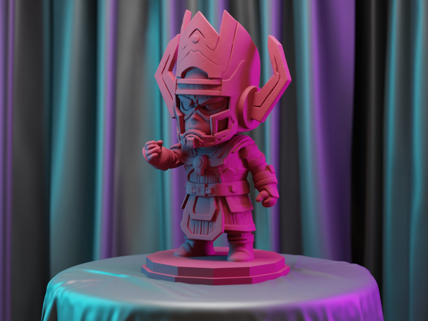 The Planet Eater Galactus Inspired Chibi Figure — vue 1
