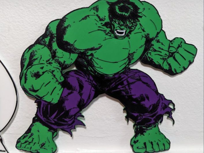 The Raging Hulk Wall Art — vue 1