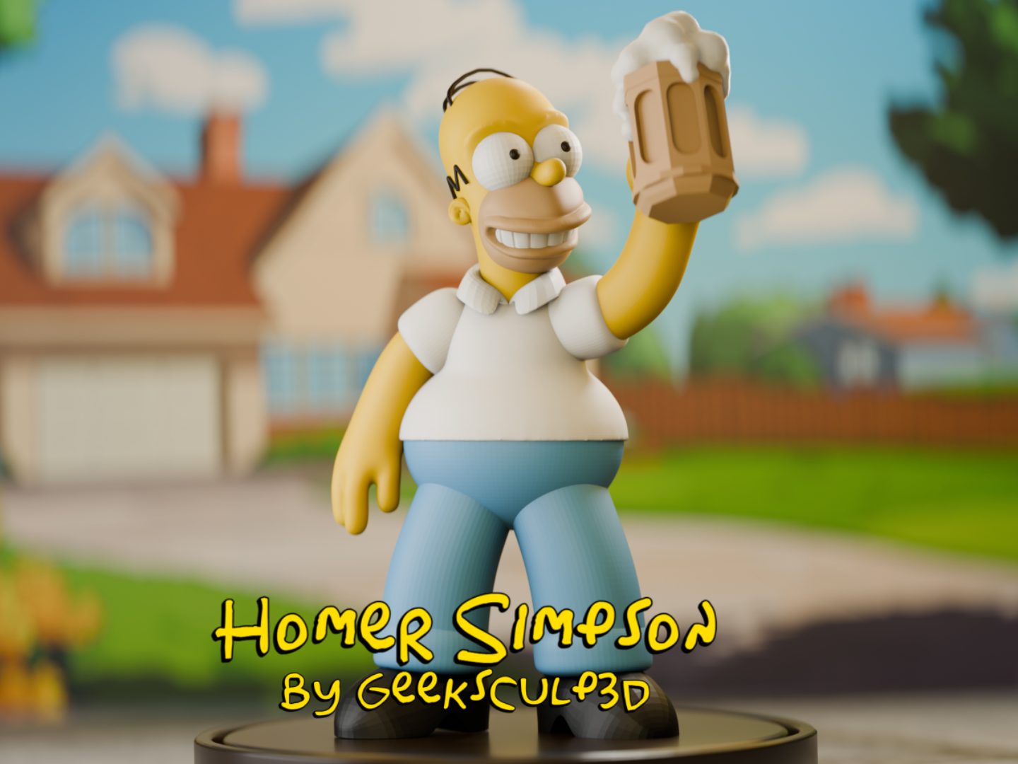 The Simpsons - Homer Simpson Collectible Figurine — vue 1