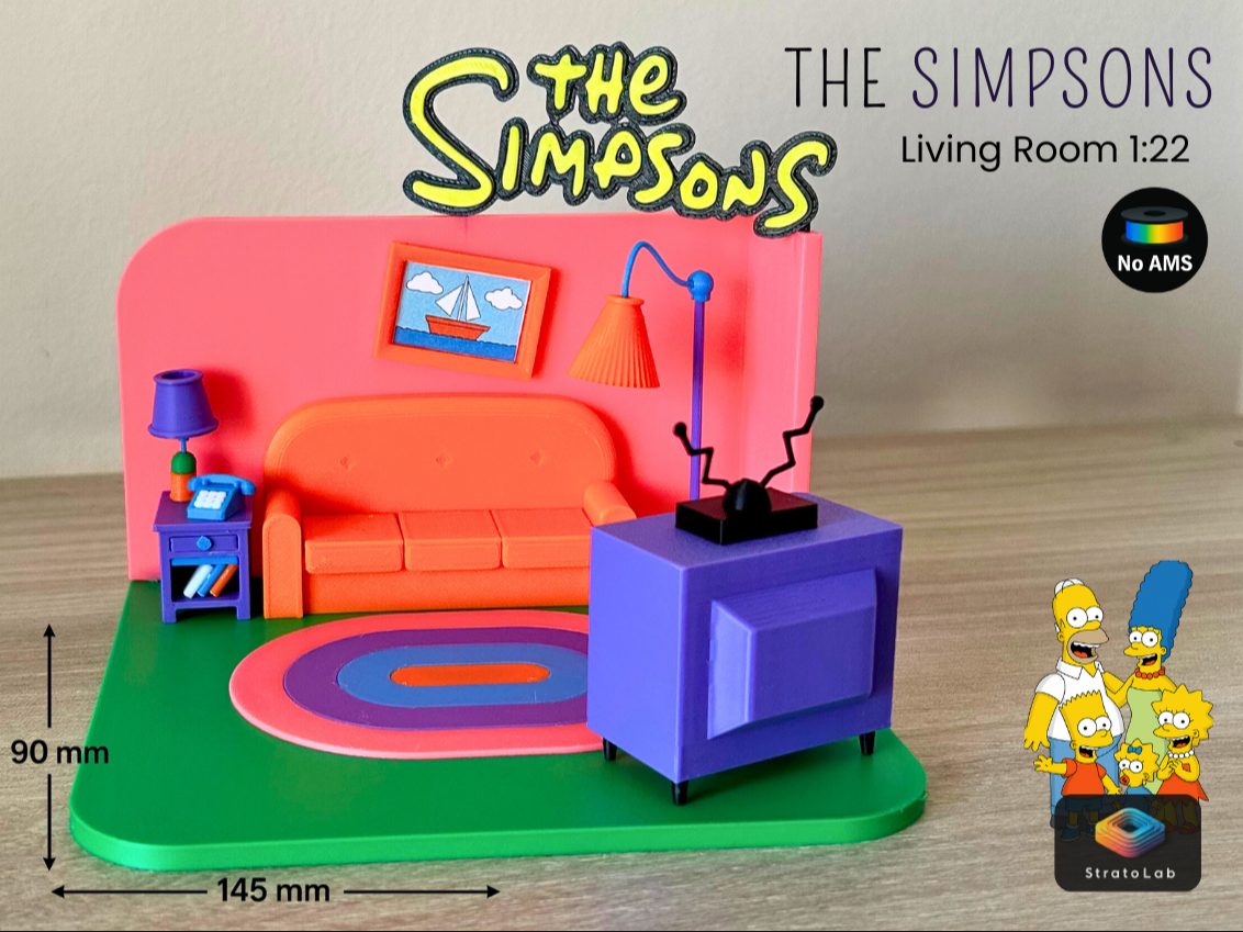 The Simpsons Living Room — vue 1