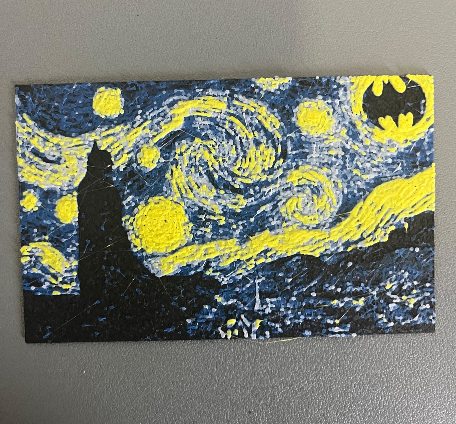 The starry night batman - HueForge — vue 1