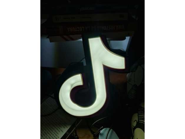 TIKTOK logo lamp ( Personel Use Only ) — vue 7