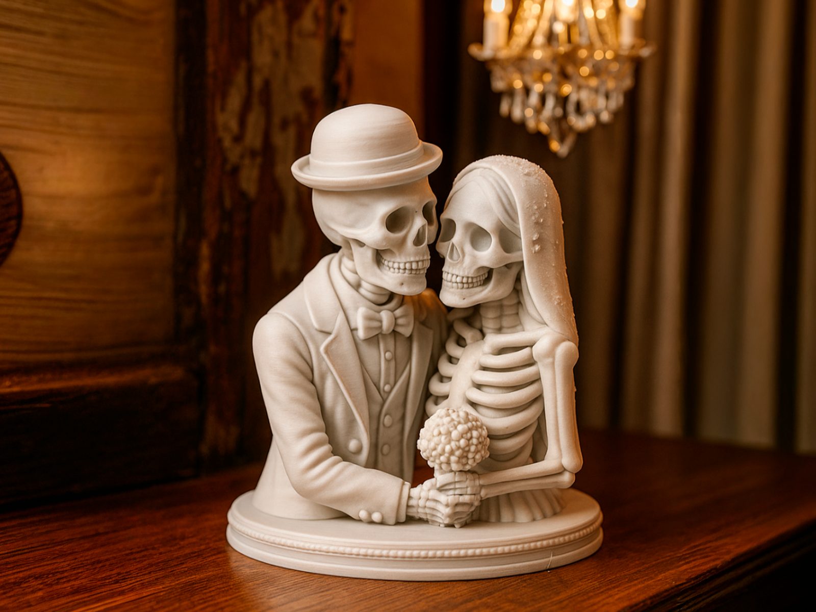 Till Death Do Us Part – Skeleton Bride & Groom — vue 1