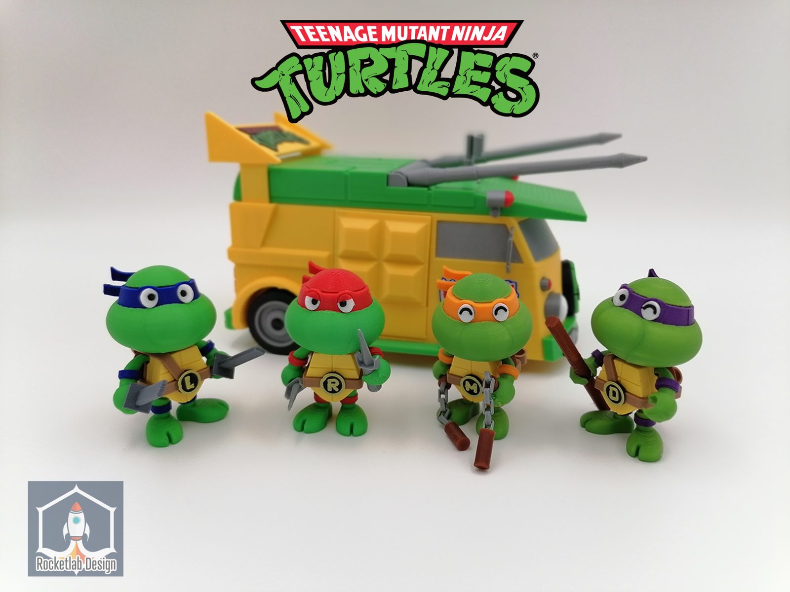 TMNT Ninja Turtles Cute Minifigures — vue 1