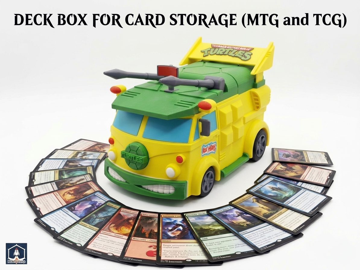 TMNT Party Wagon Deck Box / Storage Box — vue 1