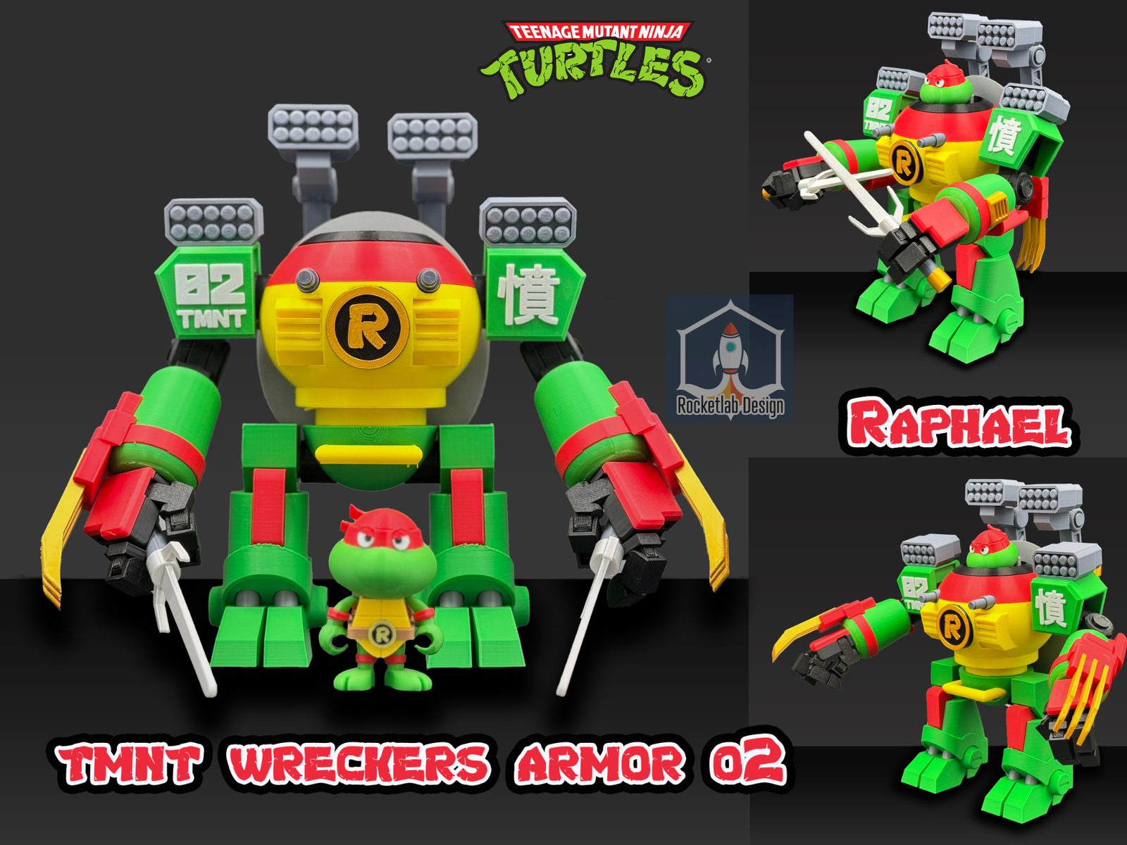 TMNT Wreckers Armor 02 - Raphael — vue 1