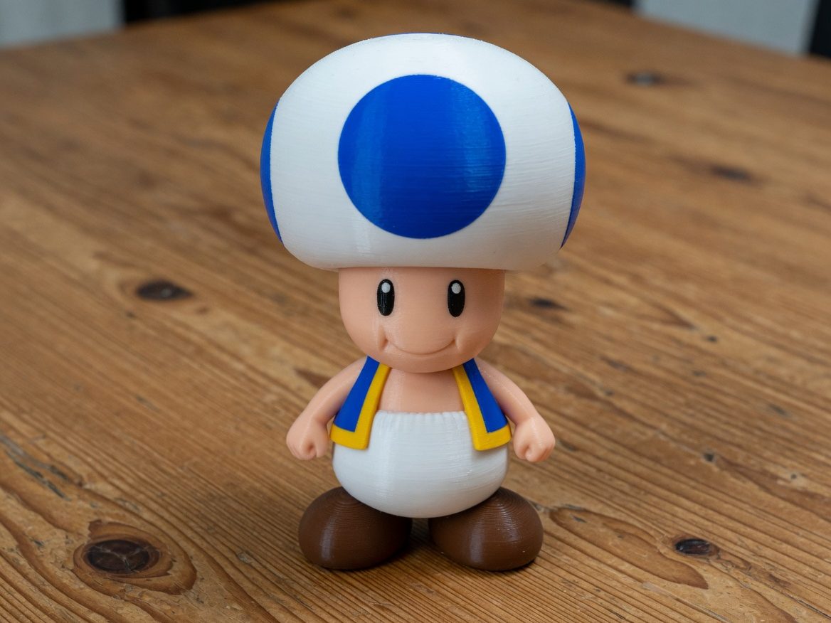 Toad Mini Figure |Mario Nintendo — vue 1