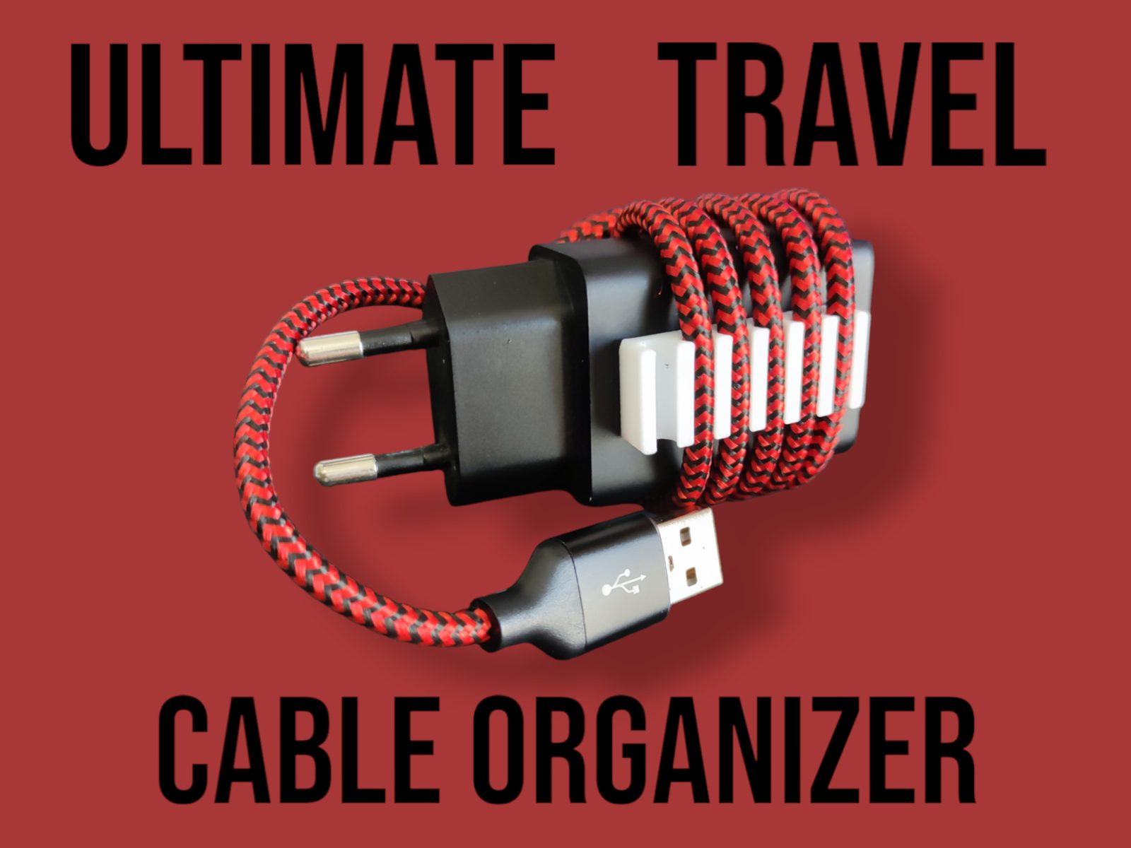 Travel cable organizer — vue 1