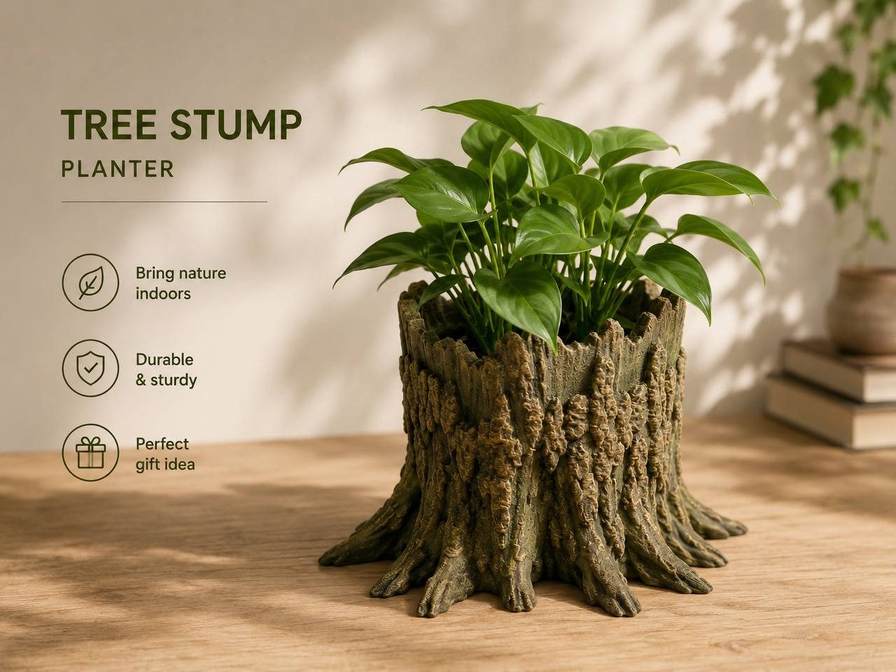 Tree Stump Planter — vue 1