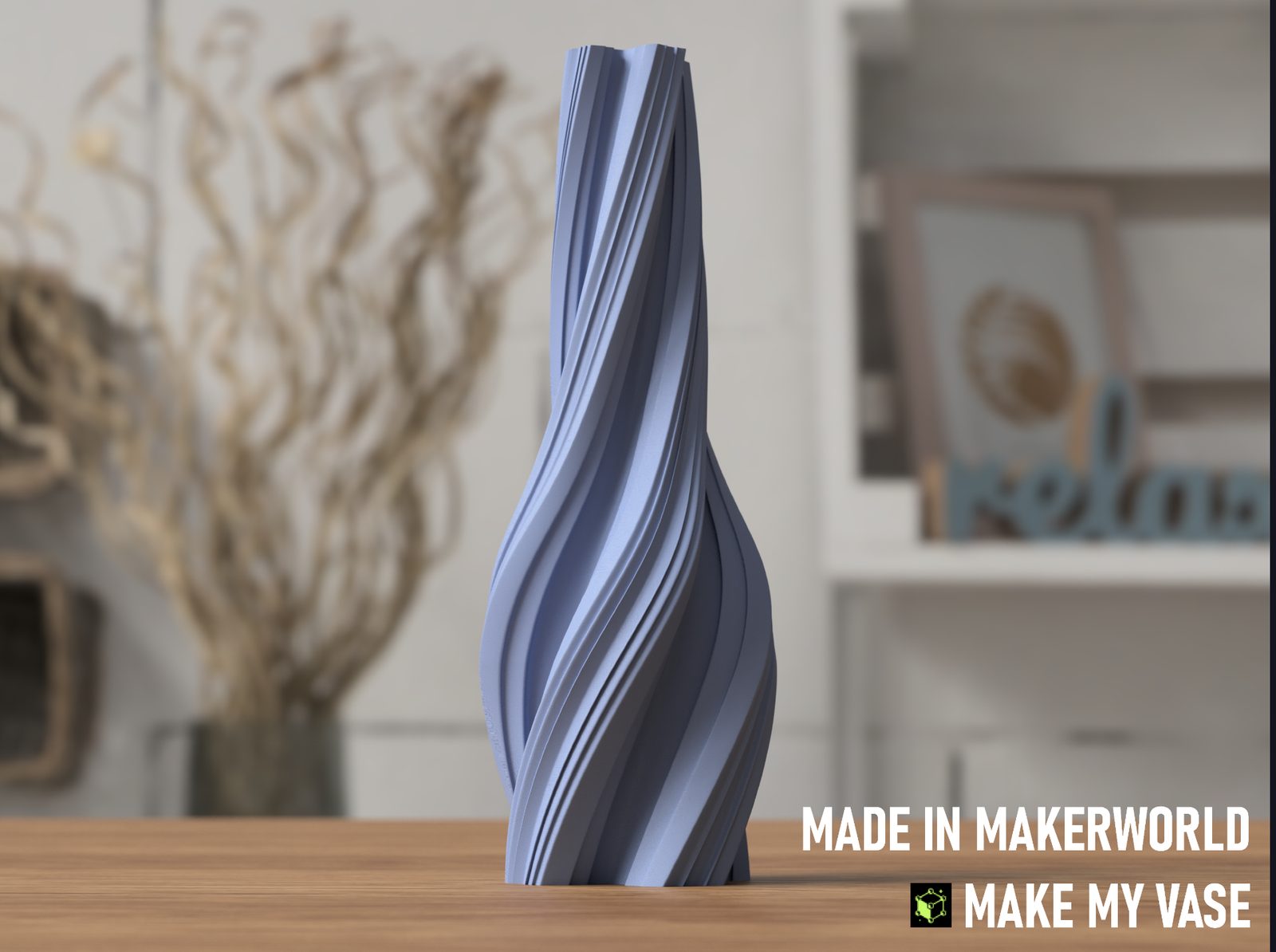 Twisted Vase (made by Makerlab Make My Vase) — vue 1
