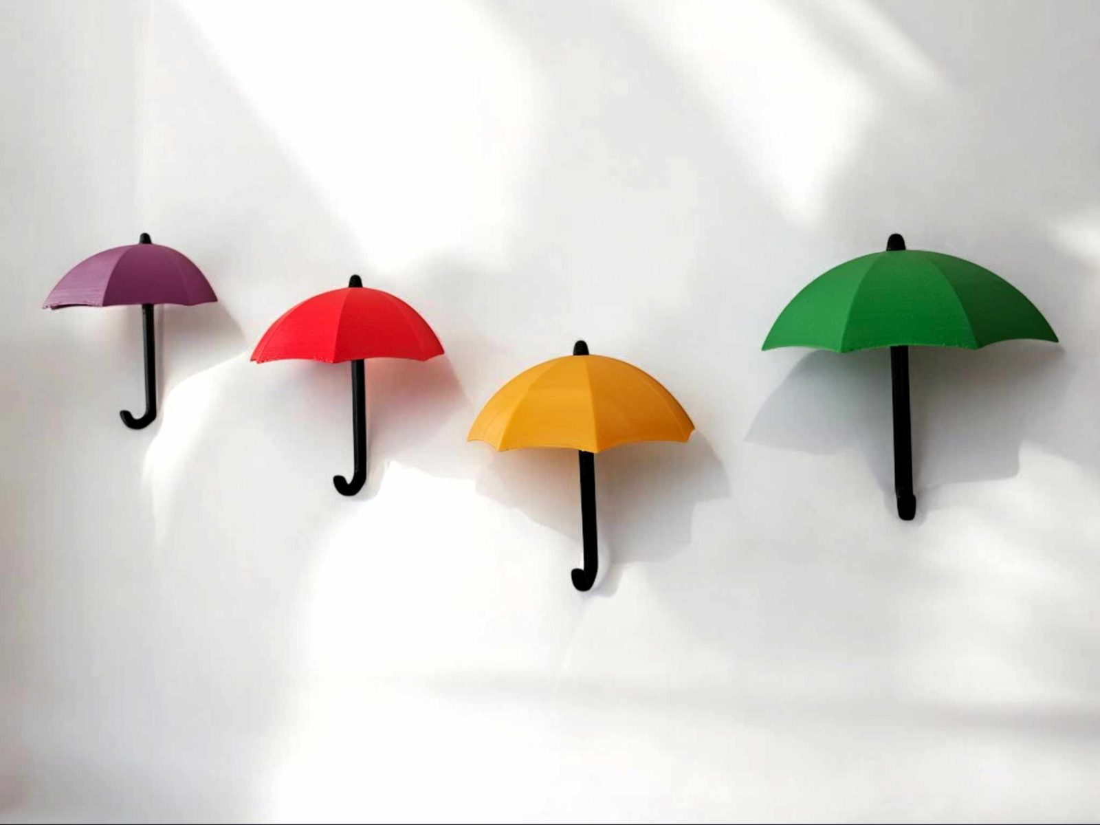 Umbrella-shaped hook — vue 1