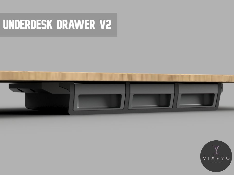 Under-Desk Drawer V2 — vue 1