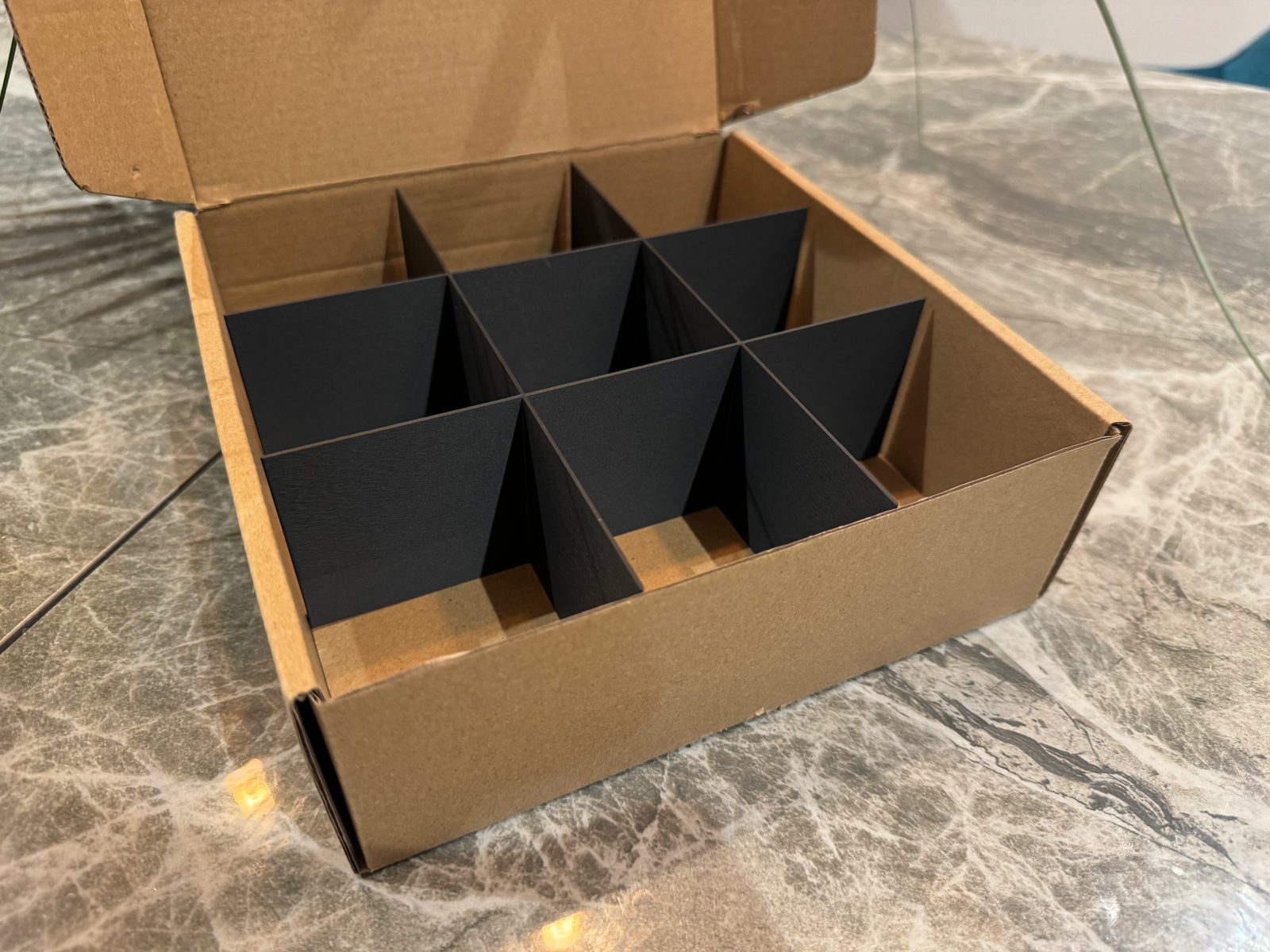 Updated PARAMETRIC BambuLabs Filament Box Divider — vue 1