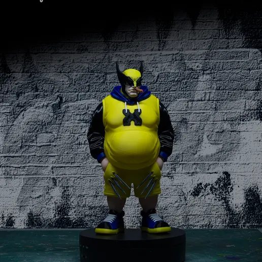 Urban Legends – WOLVERINE Urban Dad-Bod Hoodie Hero — vue 1