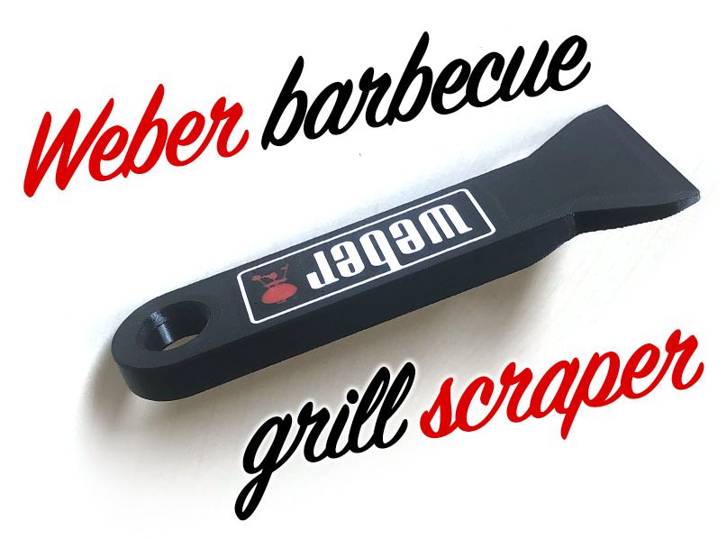 Weber cast iron barbecue grill scraper — vue 1