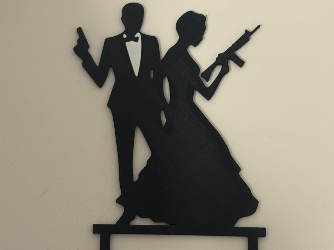 Wedding Cake Topper — vue 1