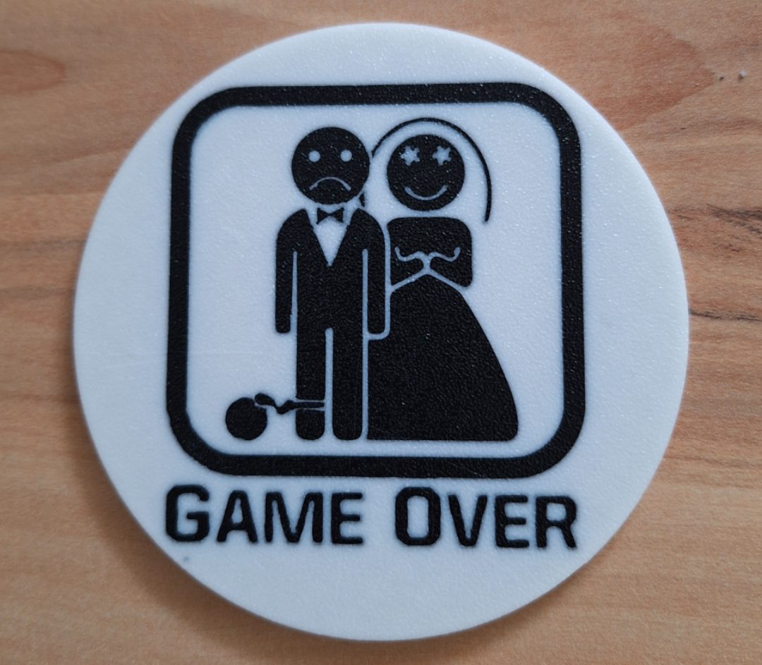 Wedding Coaster, game over — vue 1