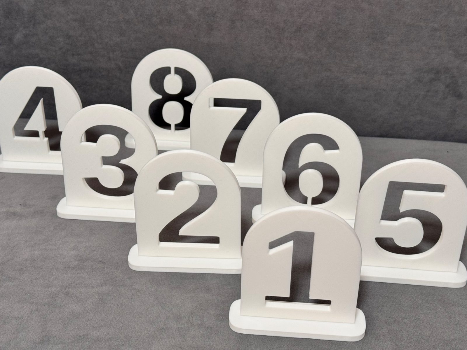 Wedding Table Numbers — vue 1