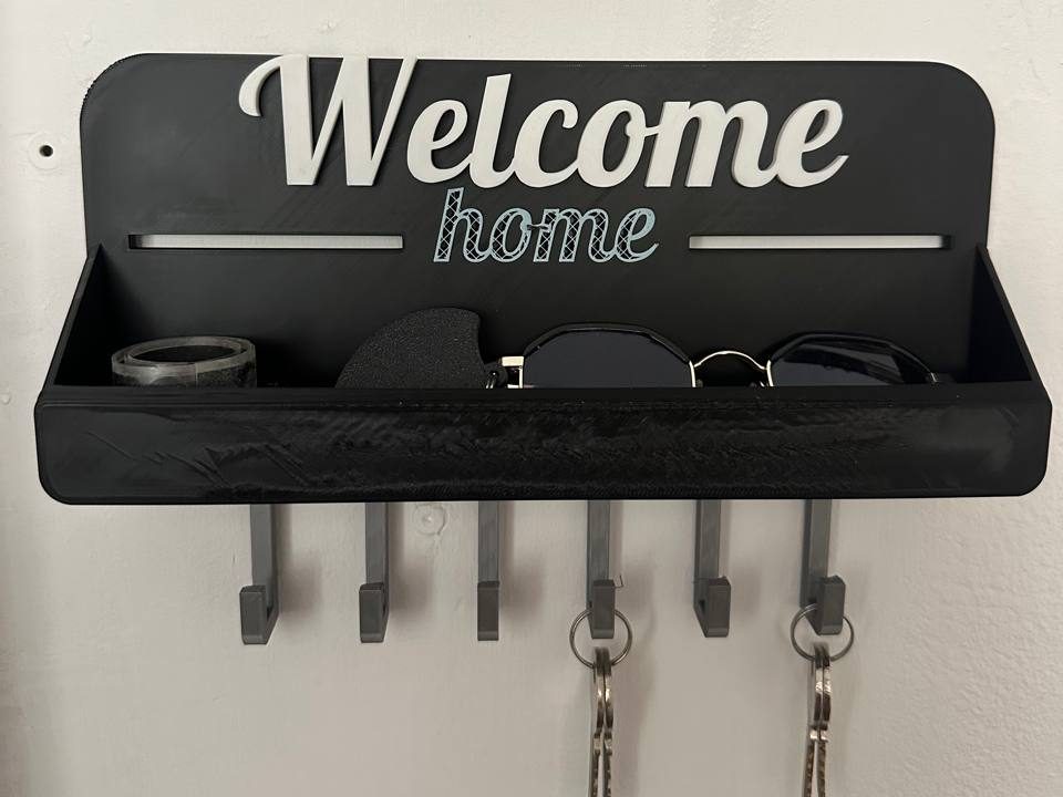 Welcome Sweet Hooks | Home Key Holder | + Storage — vue 1