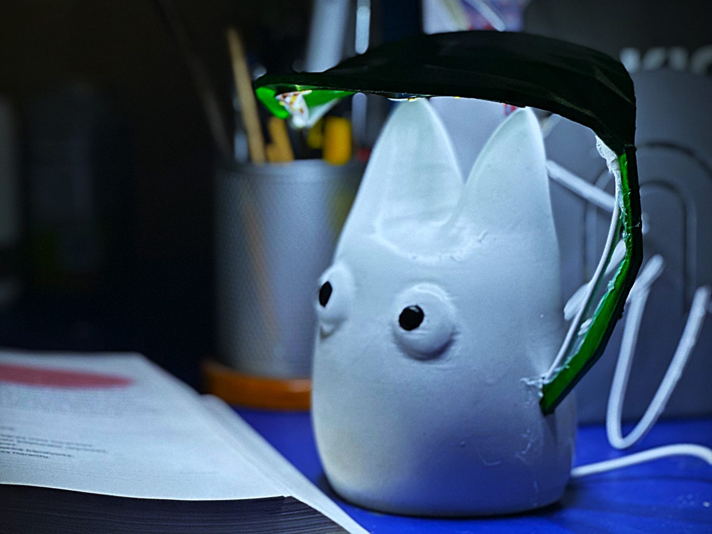 White Totoro Lamp — vue 1