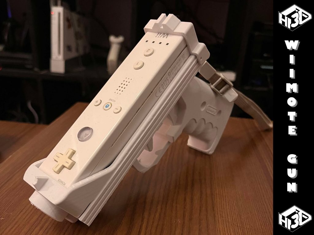 WiiMote Gun with integrated rear sights — vue 1