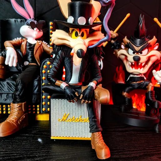Wile E. Coyote ROCKSTAR - Metal Vibes — vue 1