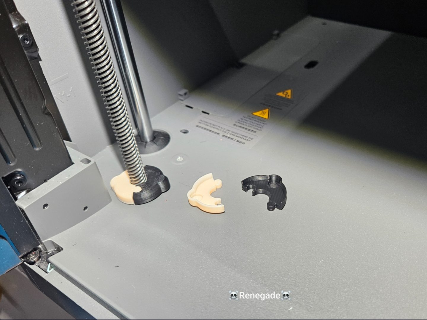X2D/ P2S/ P1S/ X1C Schutzabdeckung für die Z-Achse — vue 1