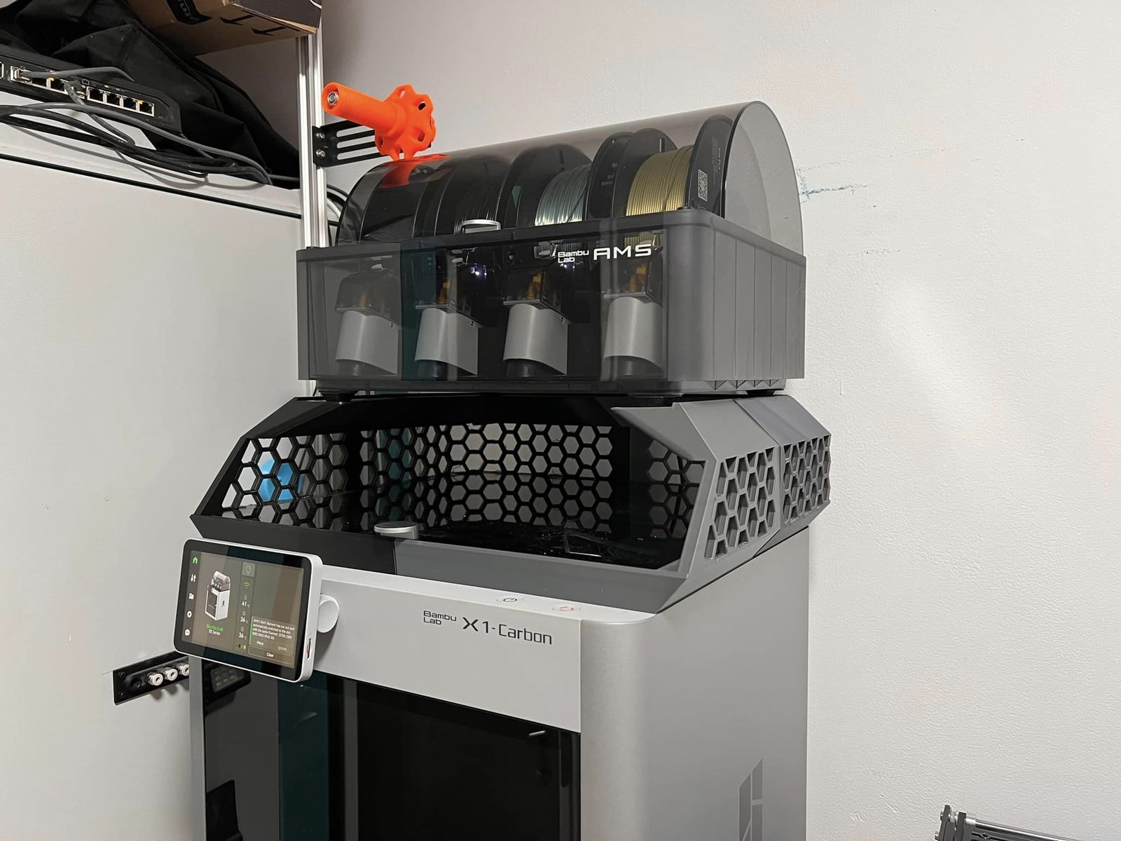 X3D-v2 Riser | Bambu Lab X1/P1 AMS Stand — vue 1