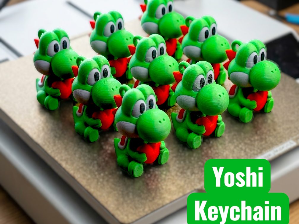 Yoshi Keychain — vue 1