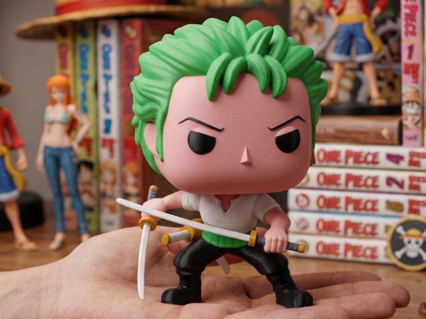 Zoro Pop Chibi | Optimized Print — vue 1